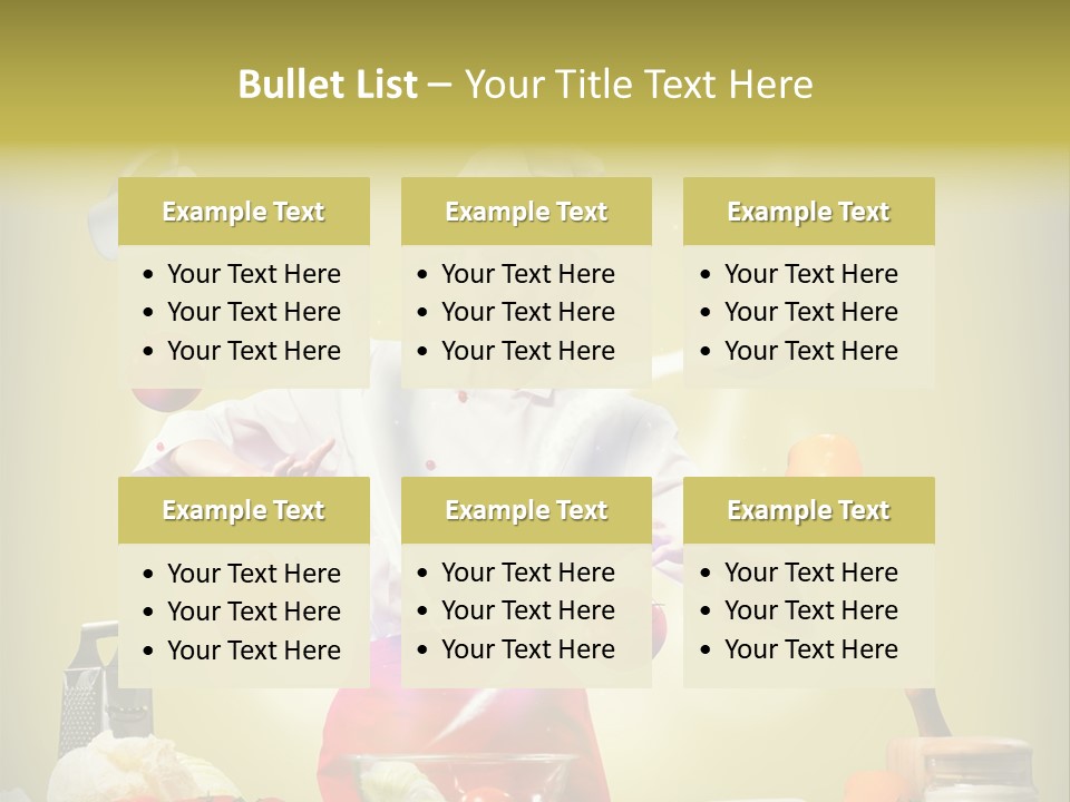 Chef Red Wellness PowerPoint Template