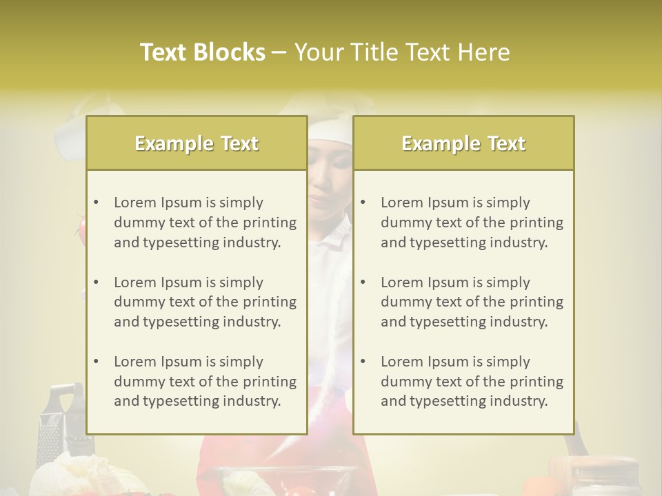 Chef Red Wellness PowerPoint Template