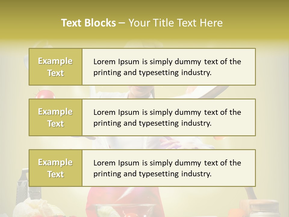 Chef Red Wellness PowerPoint Template