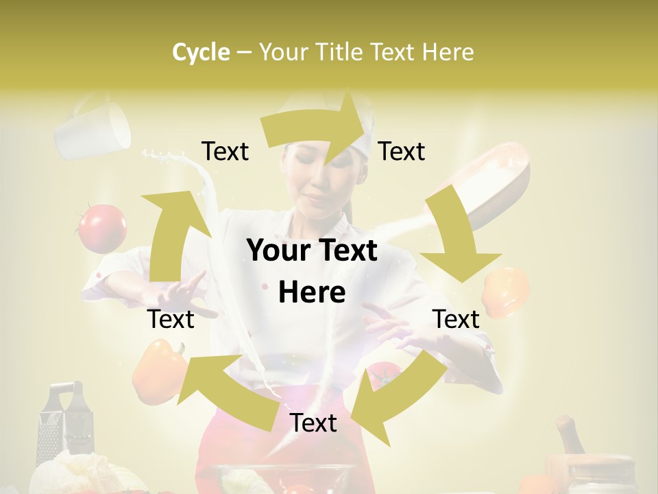 Chef Red Wellness PowerPoint Template