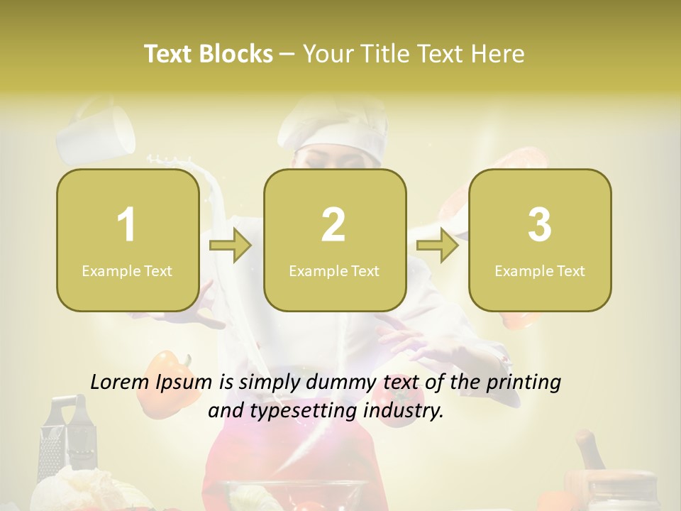 Chef Red Wellness PowerPoint Template