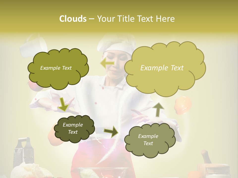 Chef Red Wellness PowerPoint Template