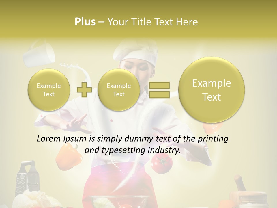 Chef Red Wellness PowerPoint Template