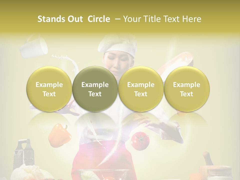 Chef Red Wellness PowerPoint Template