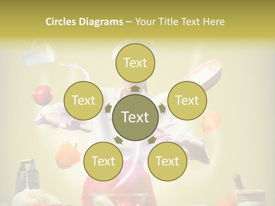 Chef Red Wellness PowerPoint Template