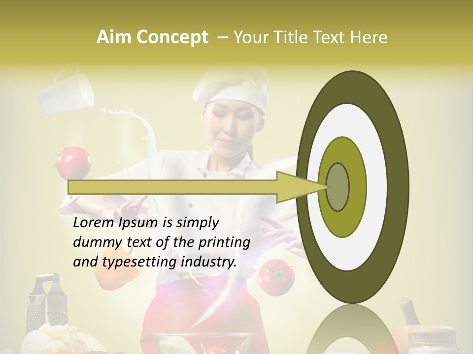 Chef Red Wellness PowerPoint Template