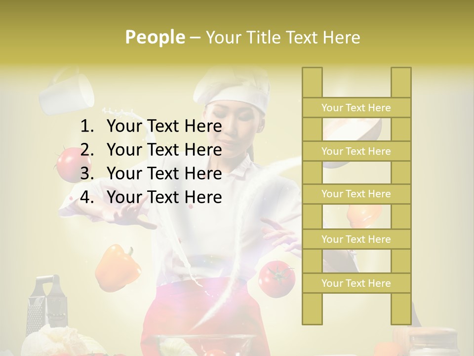 Chef Red Wellness PowerPoint Template