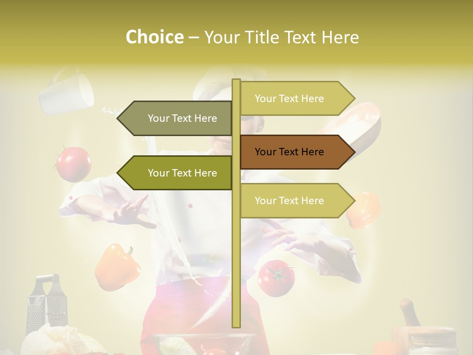 Chef Red Wellness PowerPoint Template