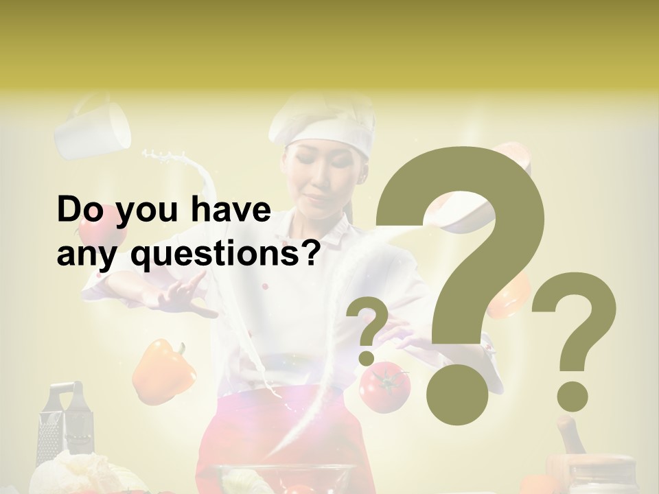 Chef Red Wellness PowerPoint Template