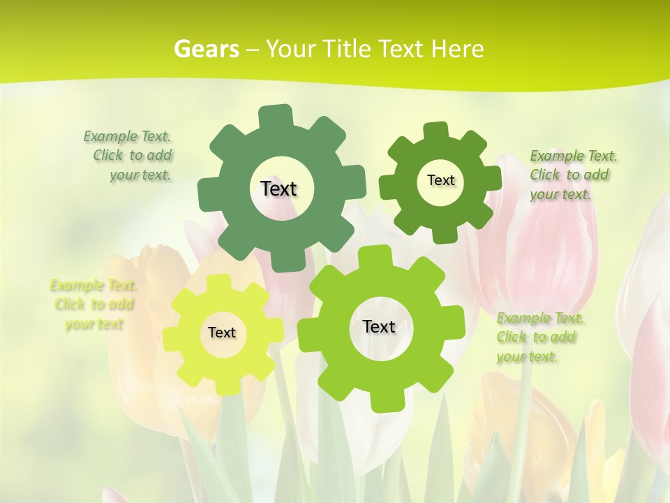 Beauty Sunbeam Colorful PowerPoint Template