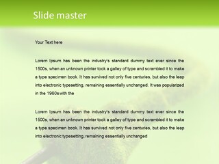Ecological Plug Environmental PowerPoint Template