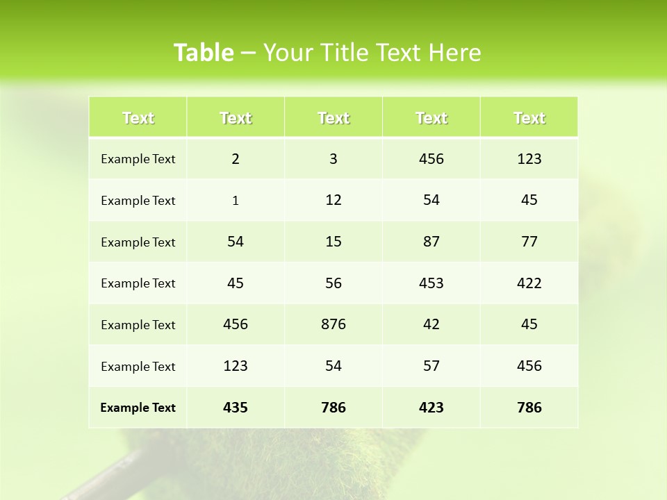 Ecological Plug Environmental PowerPoint Template