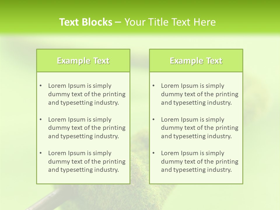 Ecological Plug Environmental PowerPoint Template