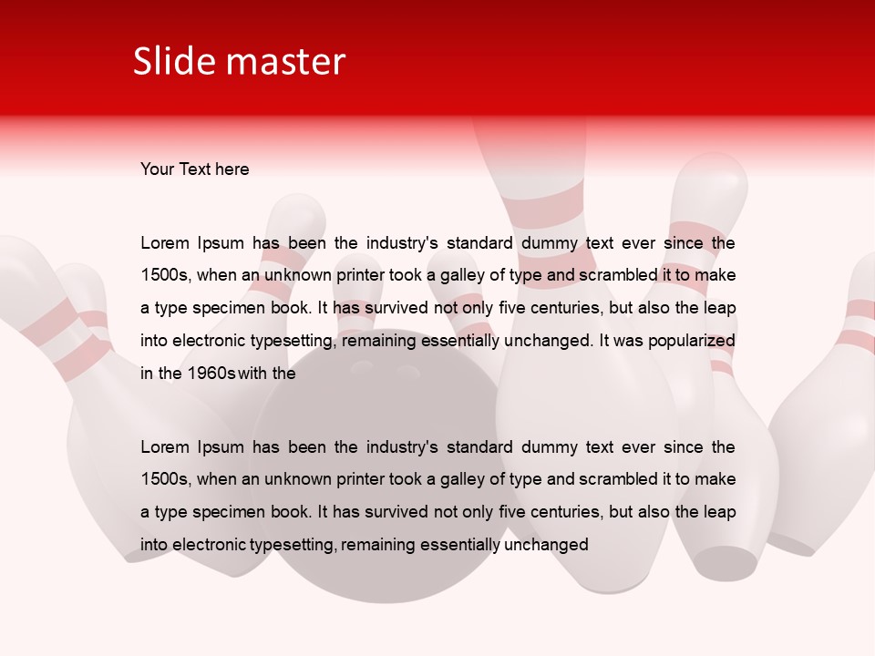 Leisure Pin Action PowerPoint Template