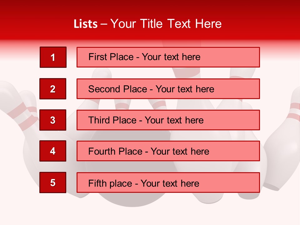 Leisure Pin Action PowerPoint Template