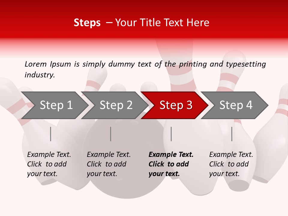 Leisure Pin Action PowerPoint Template