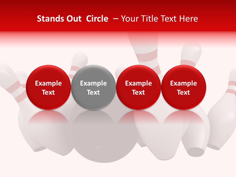 Leisure Pin Action PowerPoint Template