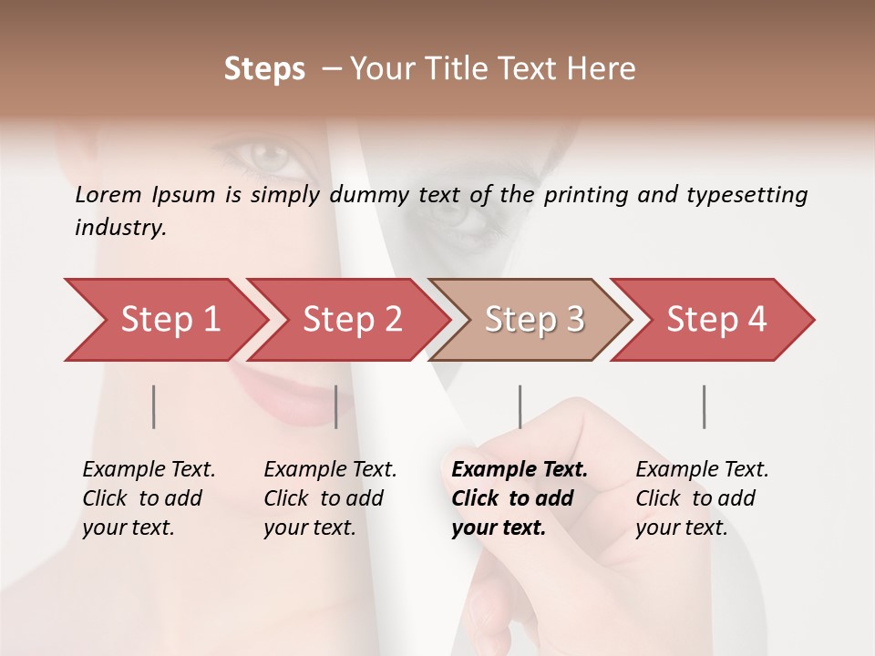 Isolated Esteem Effect PowerPoint Template