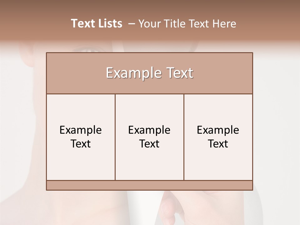 Isolated Esteem Effect PowerPoint Template