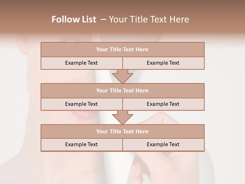 Isolated Esteem Effect PowerPoint Template
