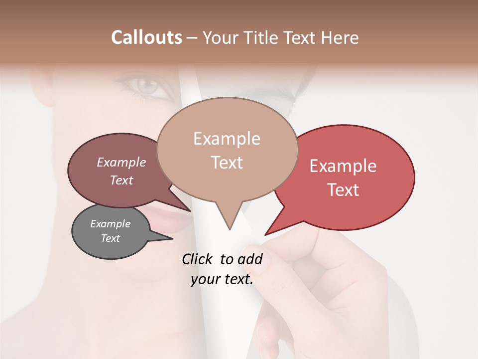 Isolated Esteem Effect PowerPoint Template