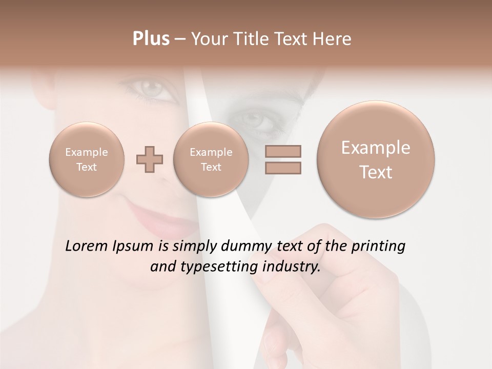 Isolated Esteem Effect PowerPoint Template