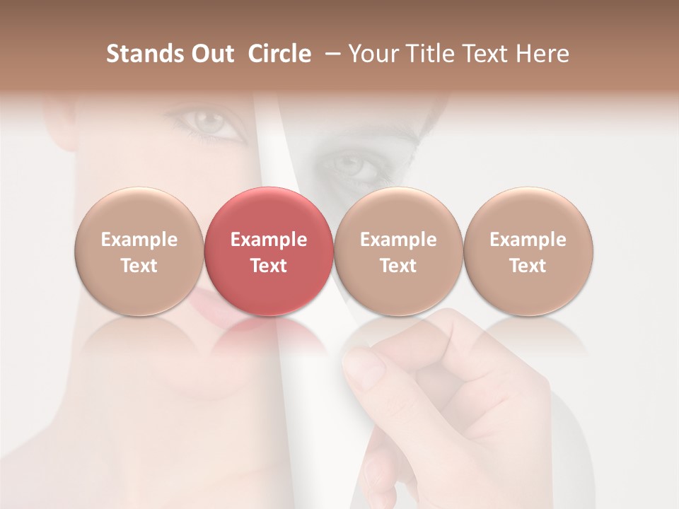 Isolated Esteem Effect PowerPoint Template