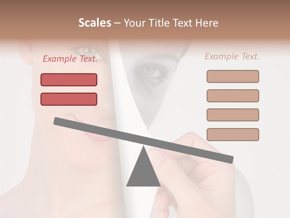 Isolated Esteem Effect PowerPoint Template