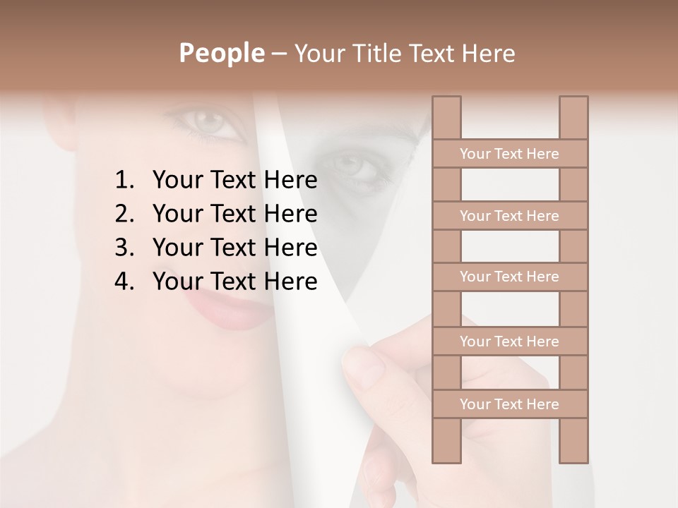 Isolated Esteem Effect PowerPoint Template