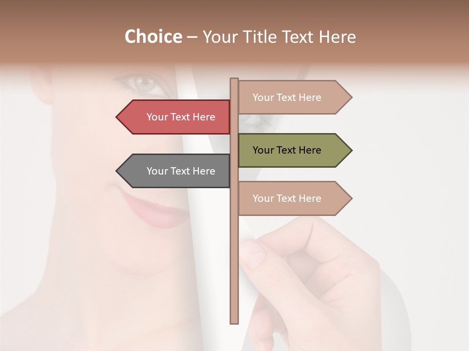 Isolated Esteem Effect PowerPoint Template