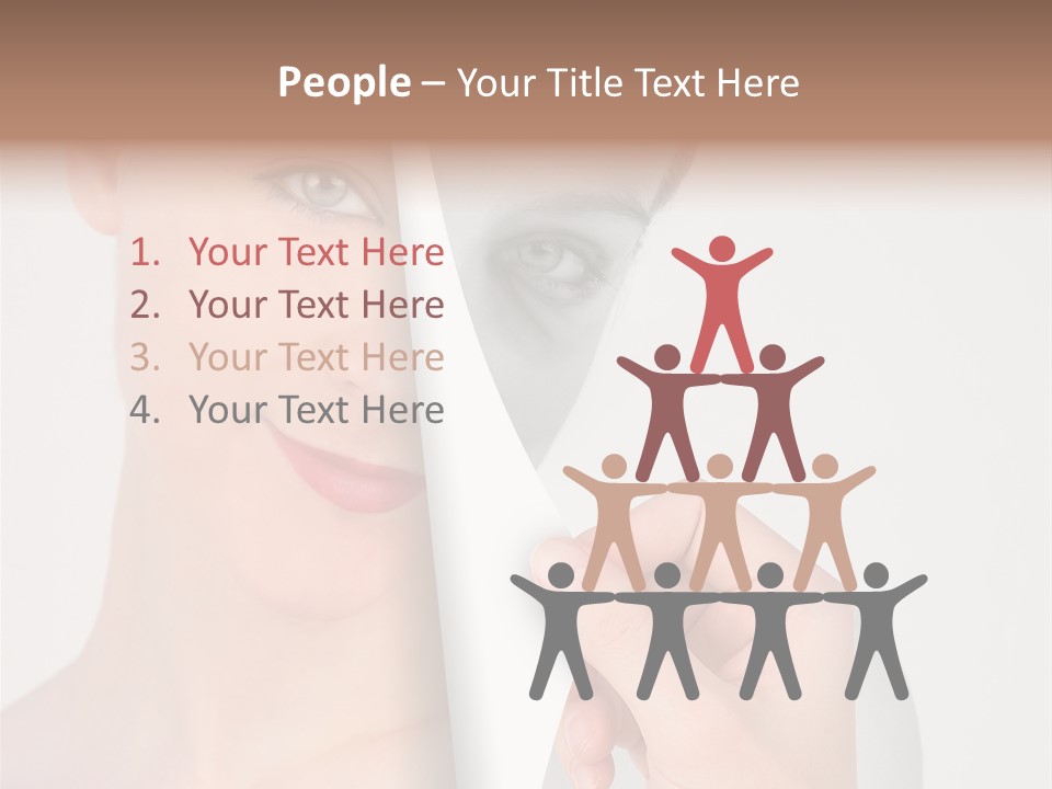 Isolated Esteem Effect PowerPoint Template