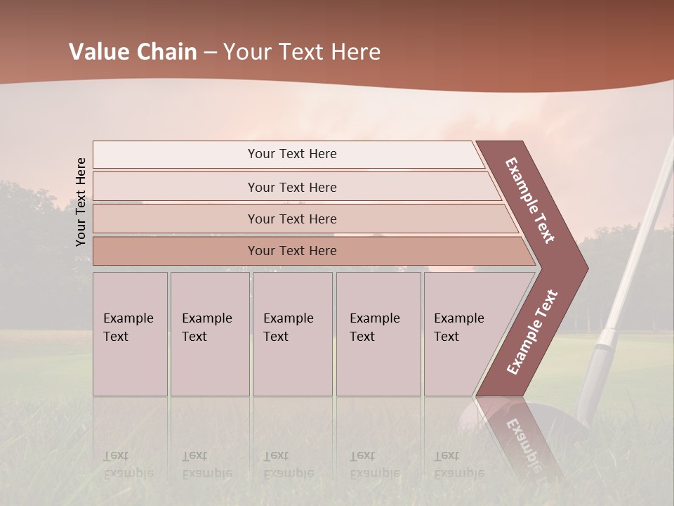 Meadow Exercise Fairway PowerPoint Template