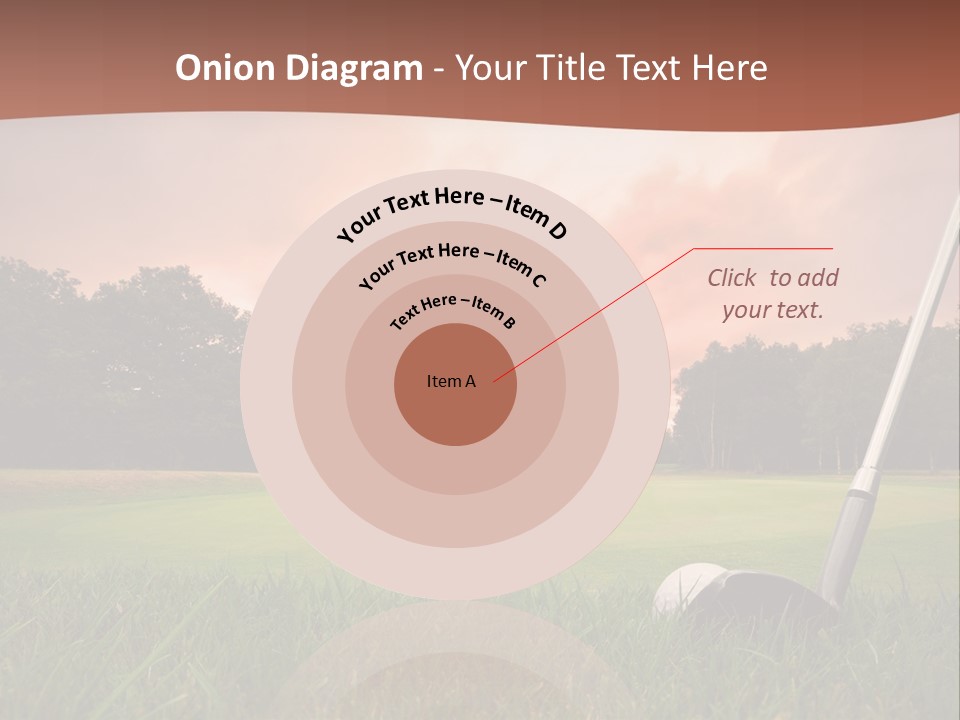 Meadow Exercise Fairway PowerPoint Template