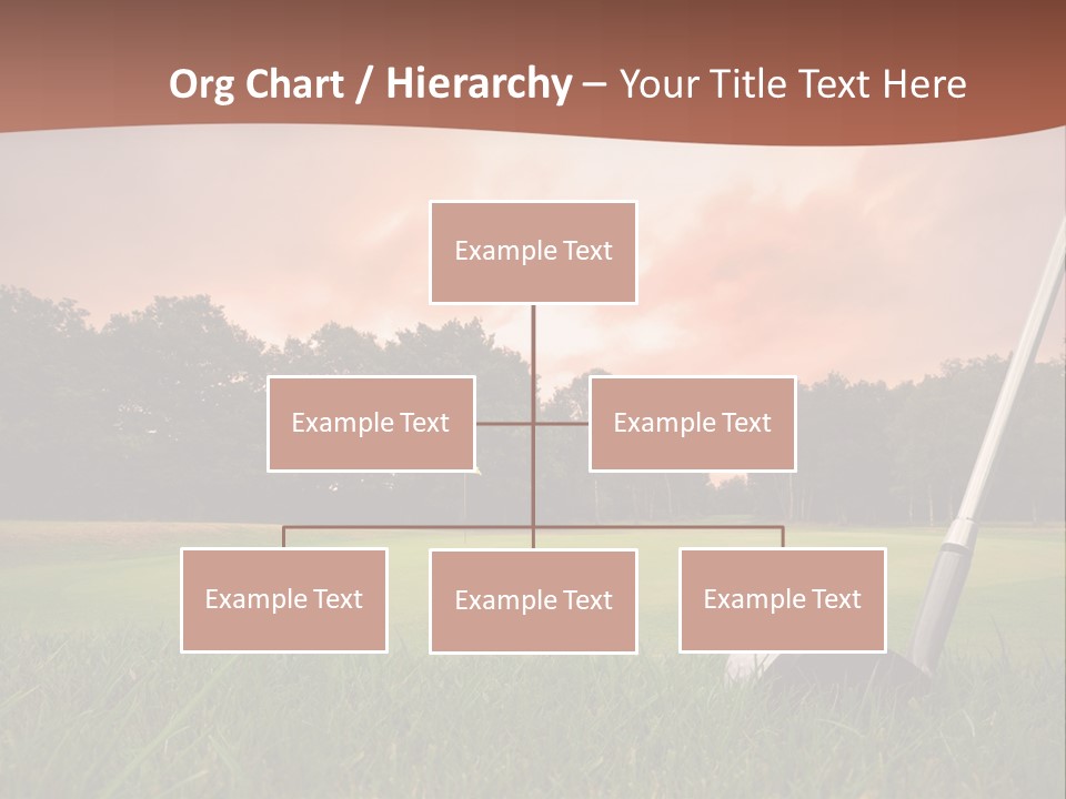 Meadow Exercise Fairway PowerPoint Template