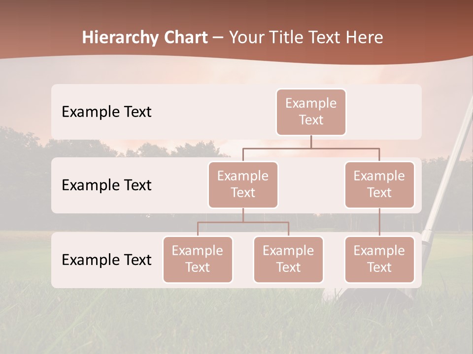 Meadow Exercise Fairway PowerPoint Template