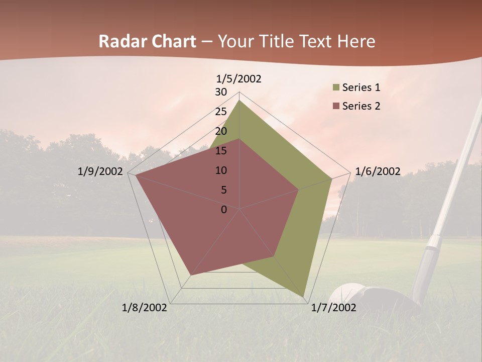 Meadow Exercise Fairway PowerPoint Template