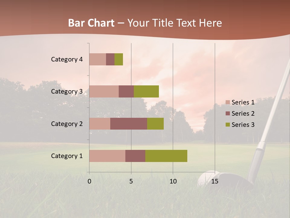 Meadow Exercise Fairway PowerPoint Template