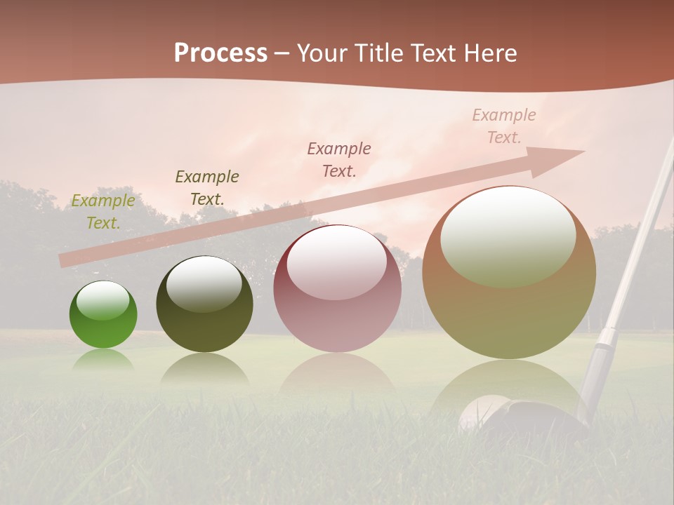 Meadow Exercise Fairway PowerPoint Template
