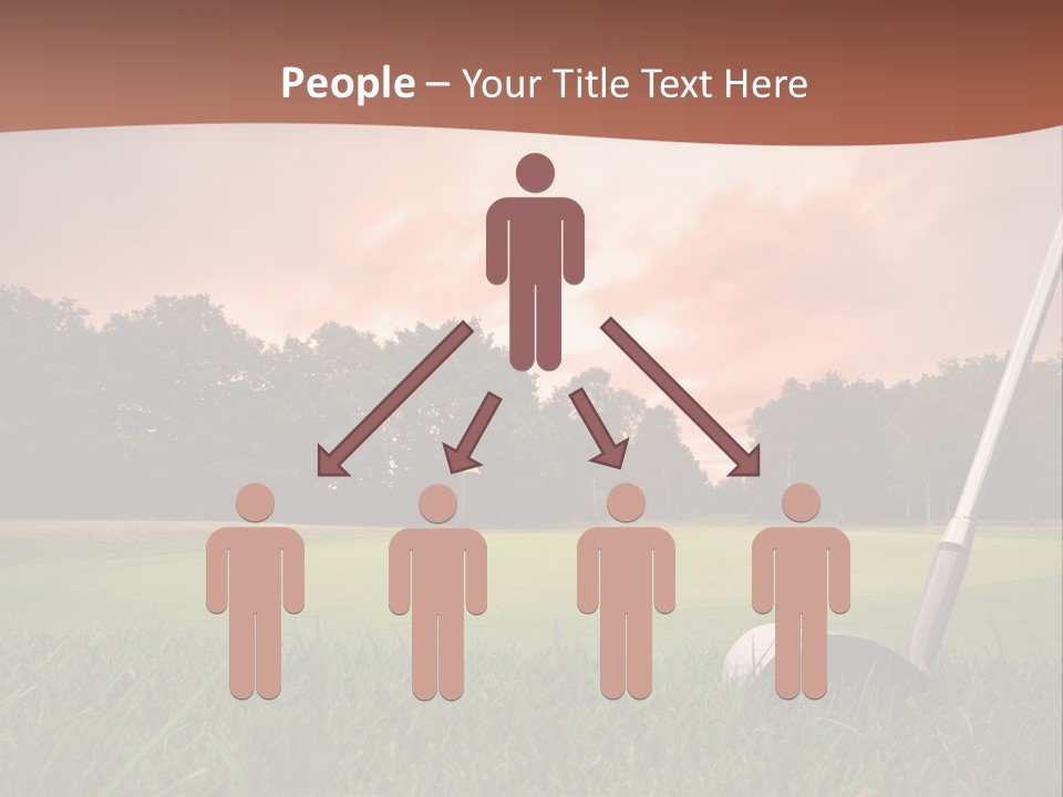 Meadow Exercise Fairway PowerPoint Template