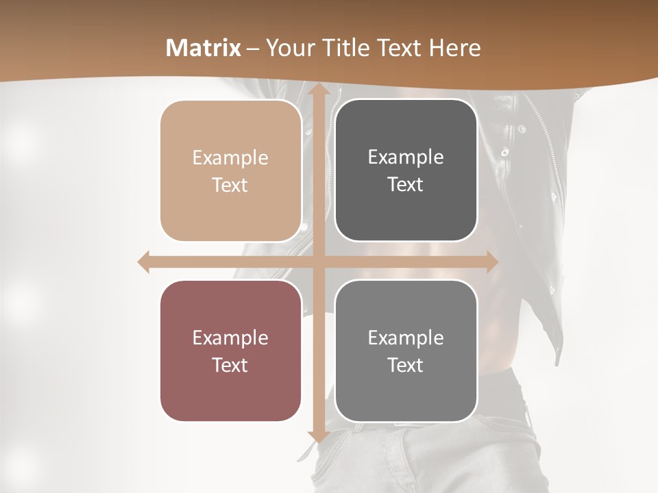 Hot Person Flirting PowerPoint Template