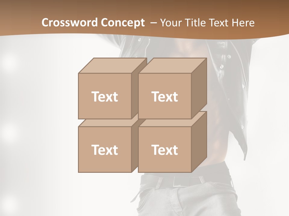 Hot Person Flirting PowerPoint Template