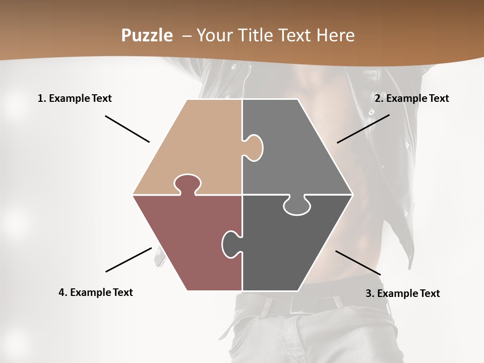 Hot Person Flirting PowerPoint Template