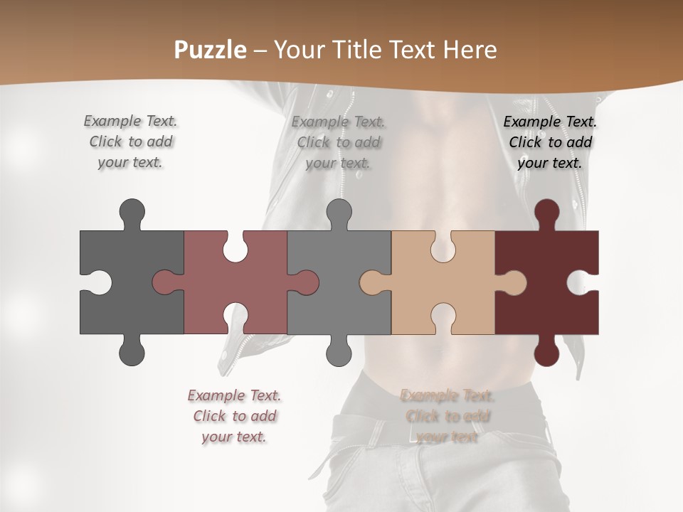 Hot Person Flirting PowerPoint Template