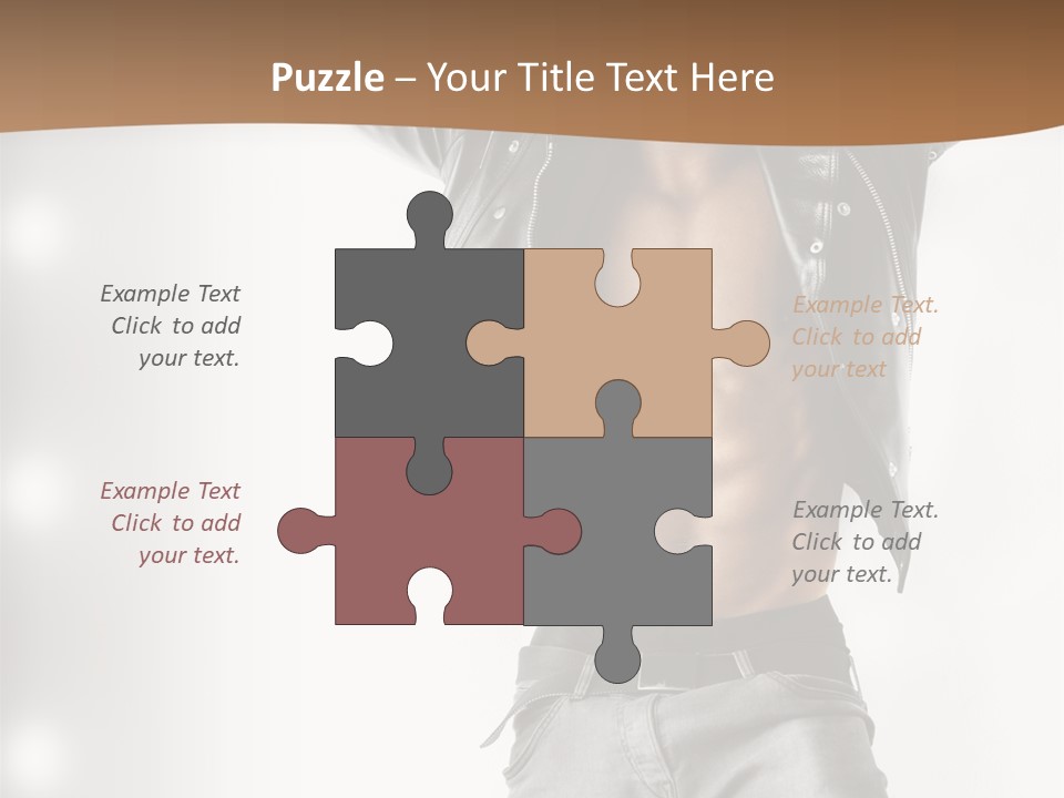 Hot Person Flirting PowerPoint Template