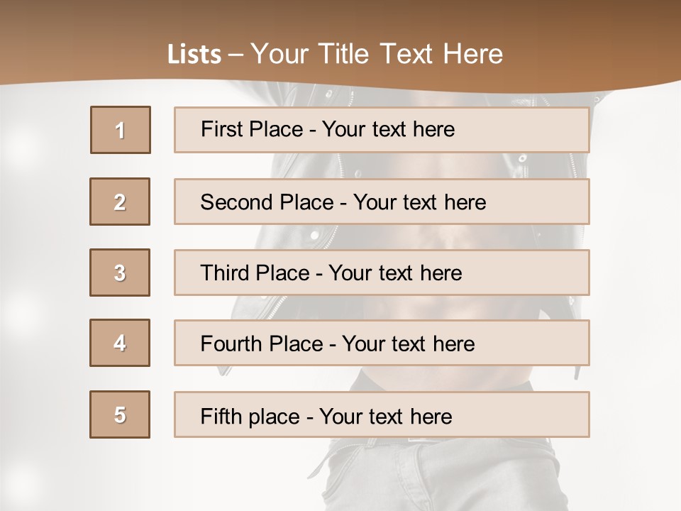 Hot Person Flirting PowerPoint Template