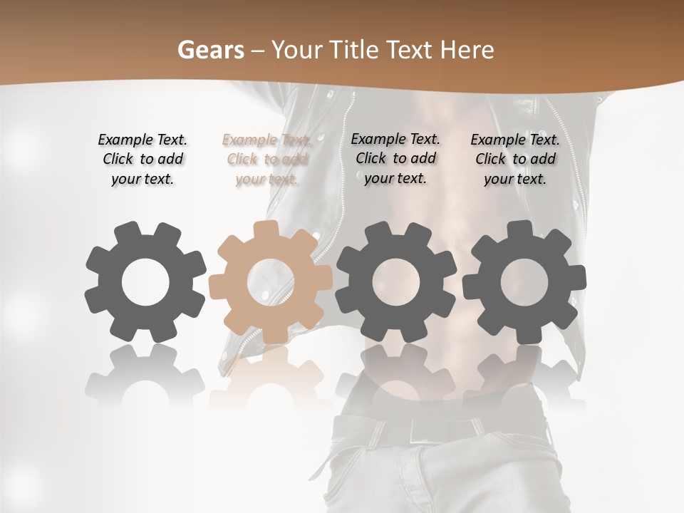 Hot Person Flirting PowerPoint Template