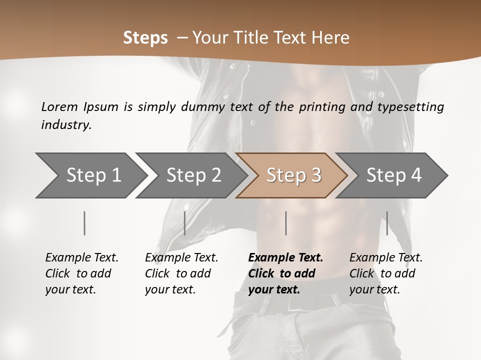 Hot Person Flirting PowerPoint Template