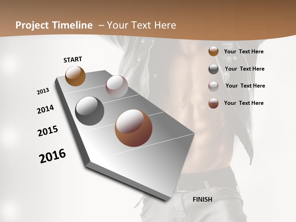 Hot Person Flirting PowerPoint Template