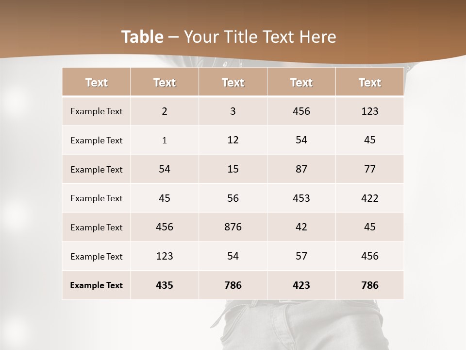 Hot Person Flirting PowerPoint Template