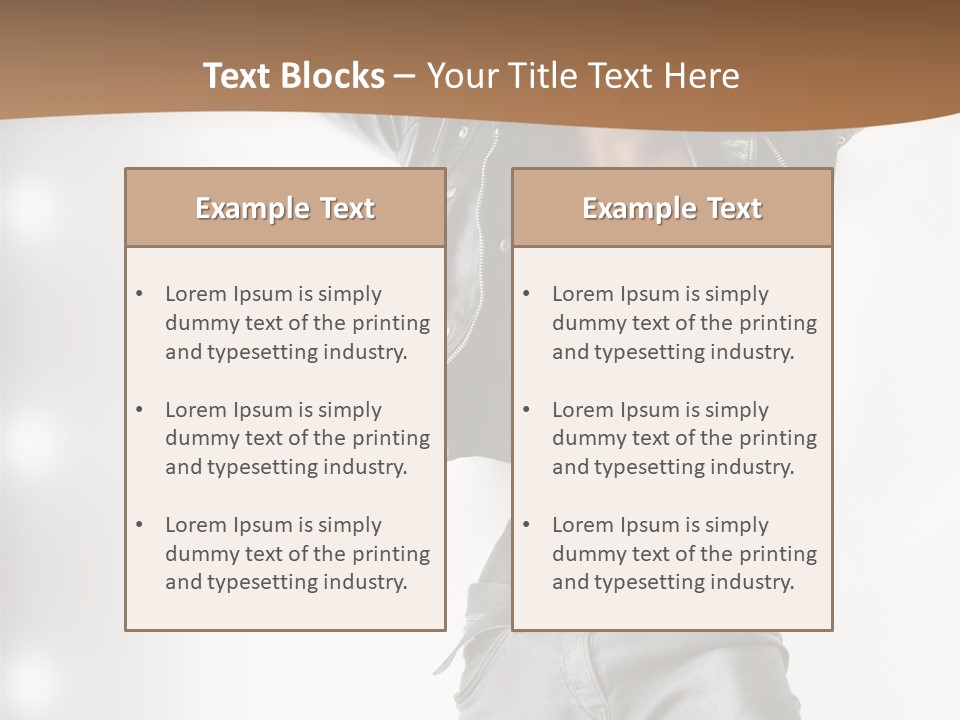 Hot Person Flirting PowerPoint Template